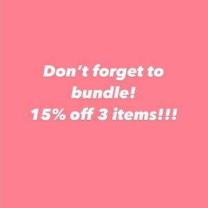 ✨BUNDLE SALE!!!✨